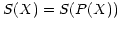 $S(X) = S(P(X))$
